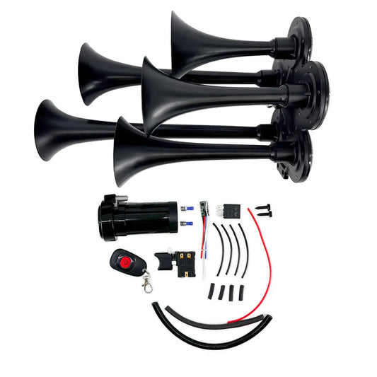 Full DIY Kit with Remote Control (Black, 5 Trumpets)